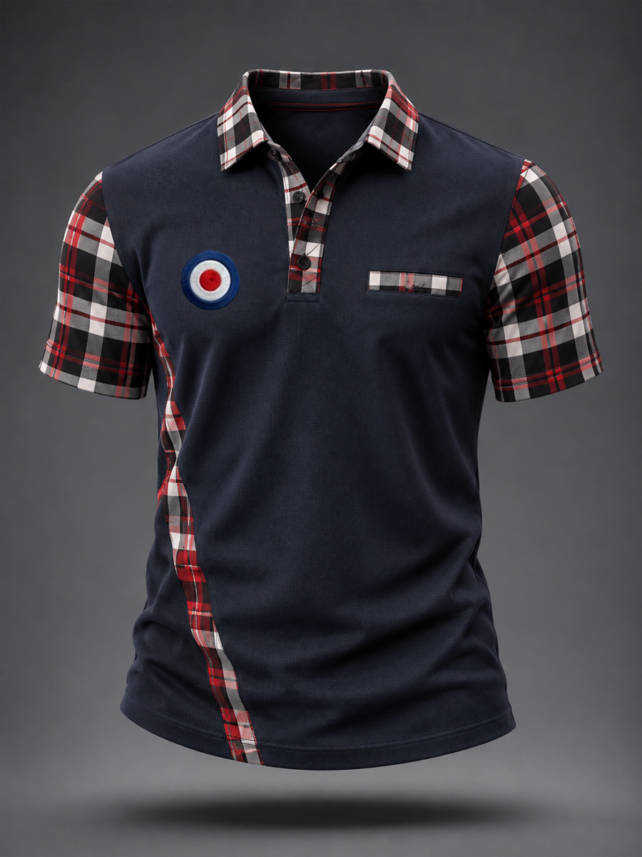 Men's UK Music Lover Mods Culture Printed polo shirt