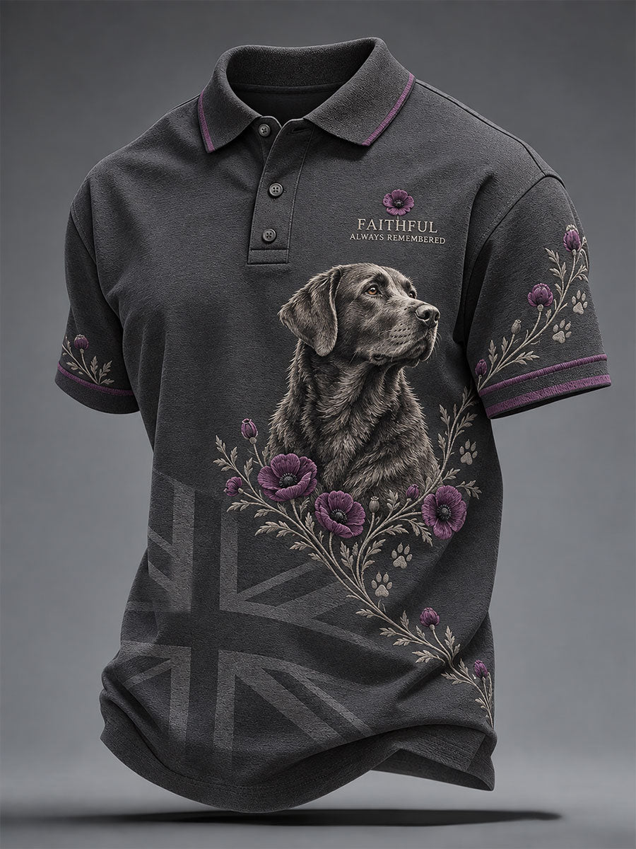 Men's They Had No Choice Military Dog Print Shirt