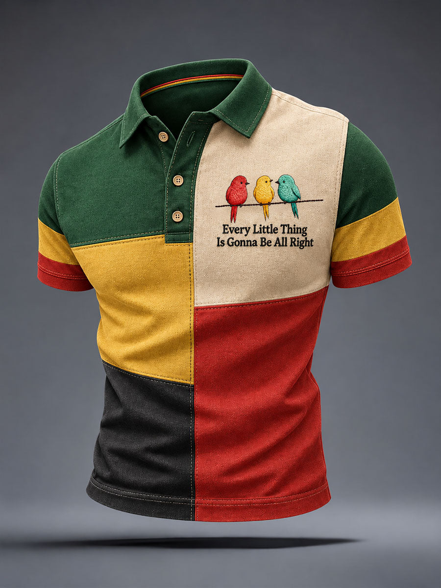Men's Every Little Thing Is Gonna Be All Right Polo Shirt