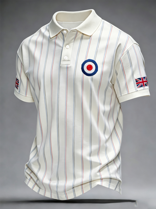 Men's UK Music Lover Mods Culture Printed polo shirt