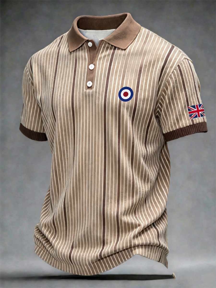 Men's UK Music Lover Mods Culture Printed polo shirt