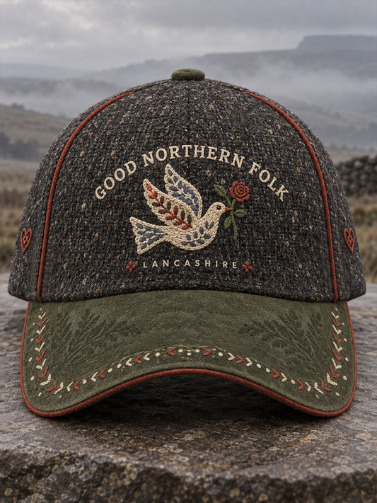 Unisex England Lancashire Day Red Roses Art Printed Hat