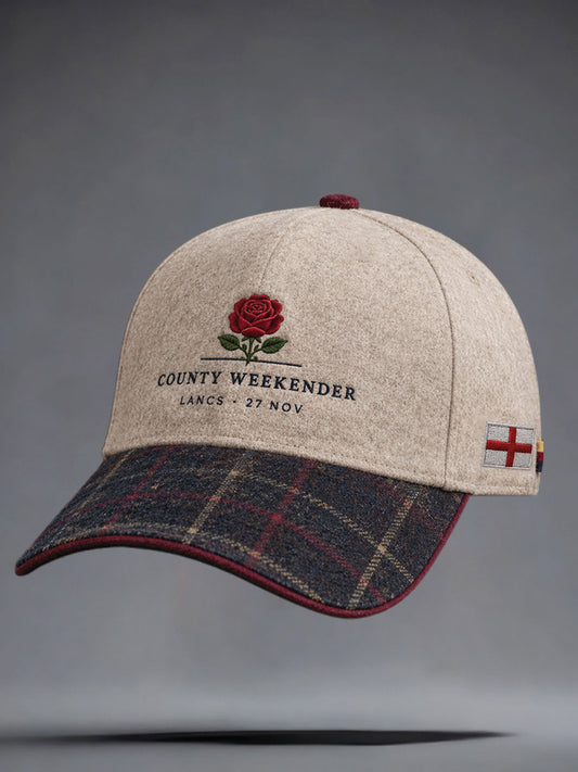 Unisex England Lancashire Day Red Roses Art Printed Hat