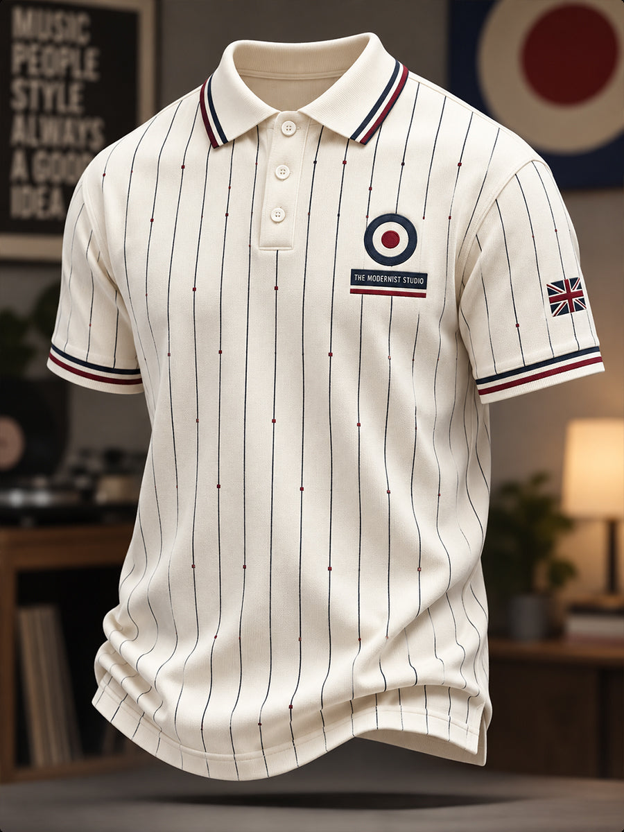 Men's Uk Paul Weller Mod Culture Short Sleeve Shirt