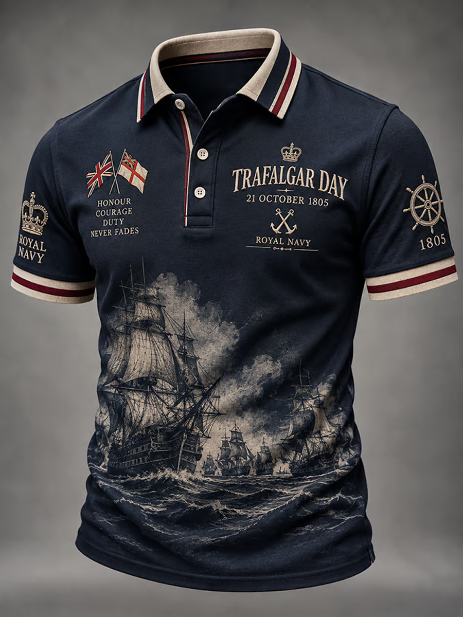 Men's UK Trafalgar Day polo shirt