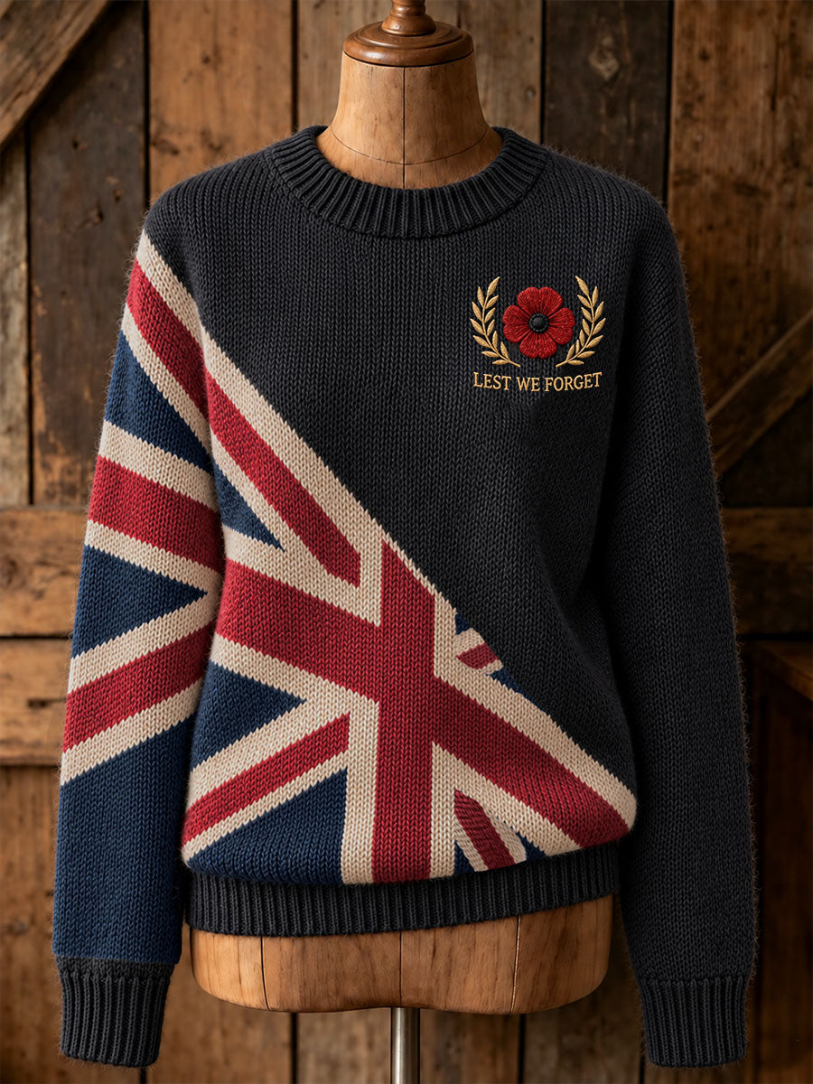 Women's Remembrance Day Long-sleeved Sweater