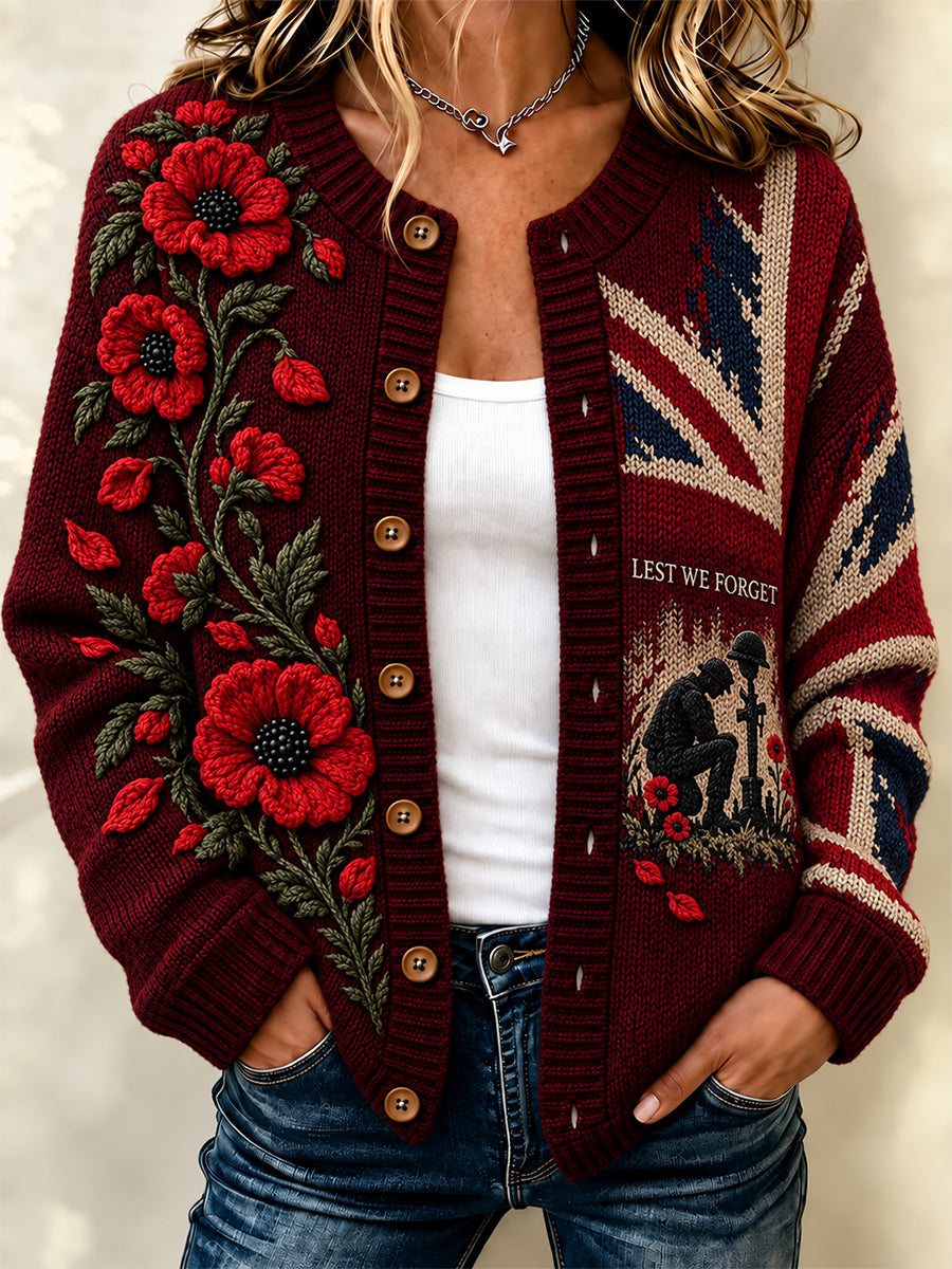 Women's Remembrance Day Cardigan