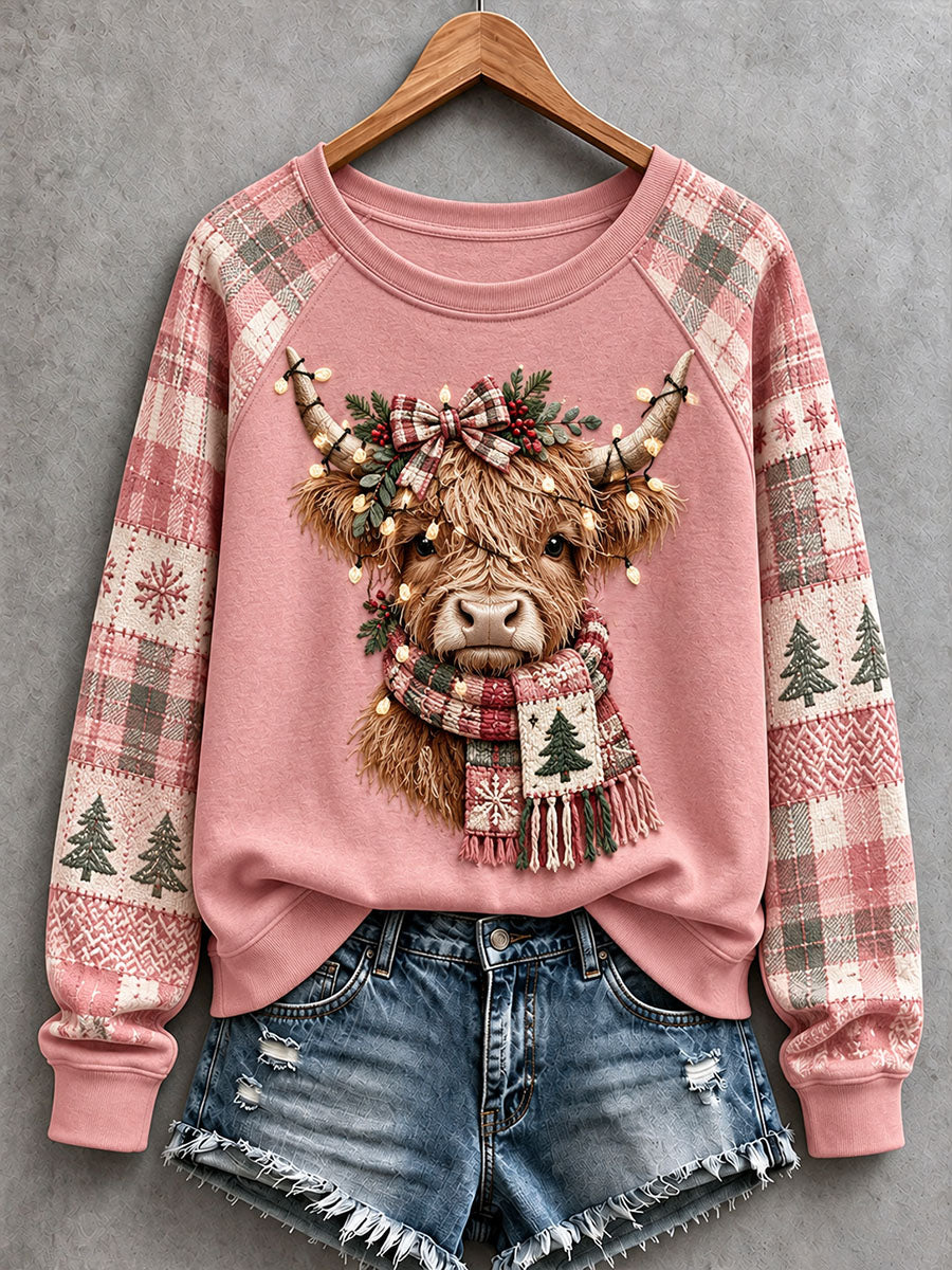 Women's Funny Highland Cow Sweatshirt