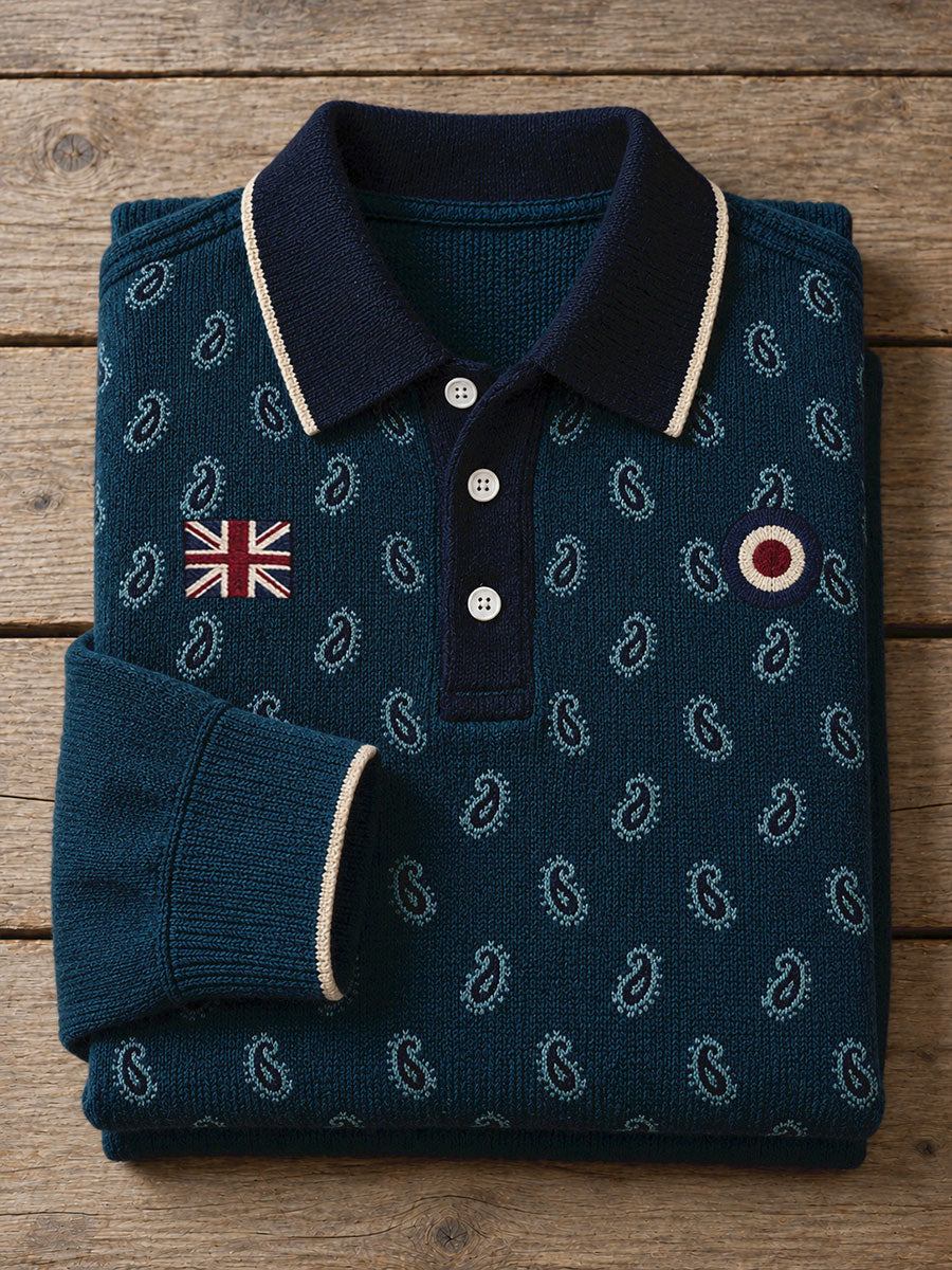 Men's UK Music Lover Mods Art Printed Casual Tops