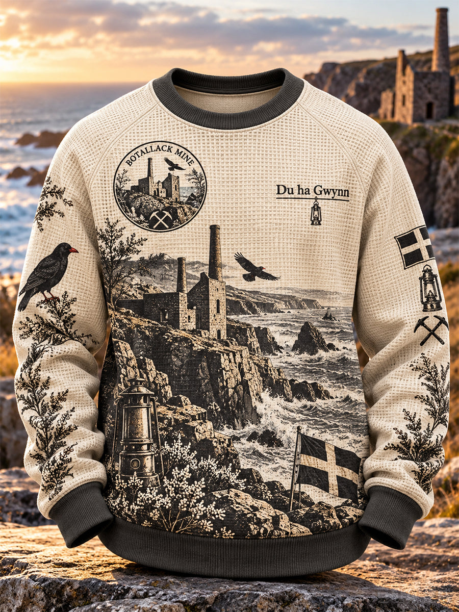 Men's UK Cornwall Waffle Long-Sleeve Sweatshirt