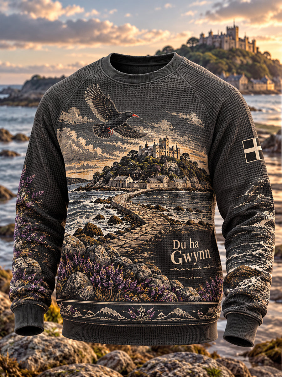 Men's UK Cornwall Waffle Long-Sleeve Sweatshirt
