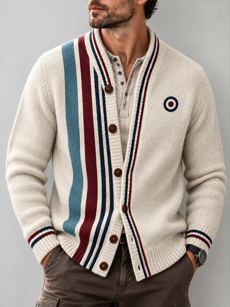 Men's Modern Culture Graphic Knit Cardigan