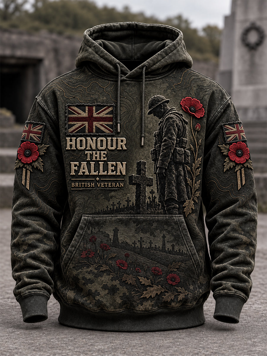 Men's Remembrance Day Lest We Forget Casual Hoodie