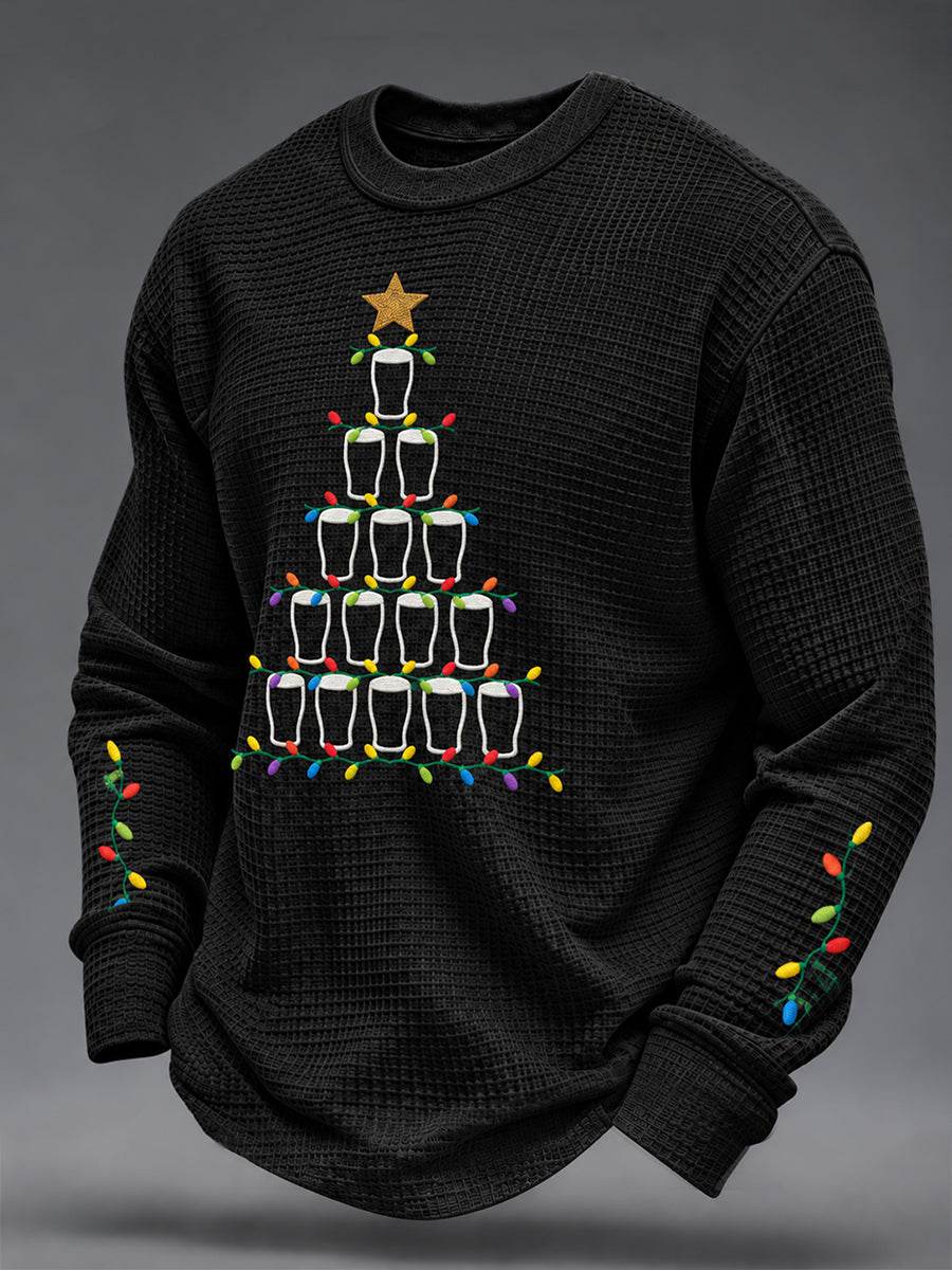 Men's Irish Christmas Waffle Sweatshirt