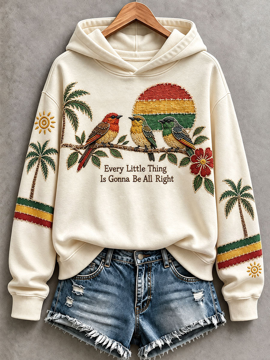 Women's Every Little Thing Is Gonna Be All Right  Hoodie
