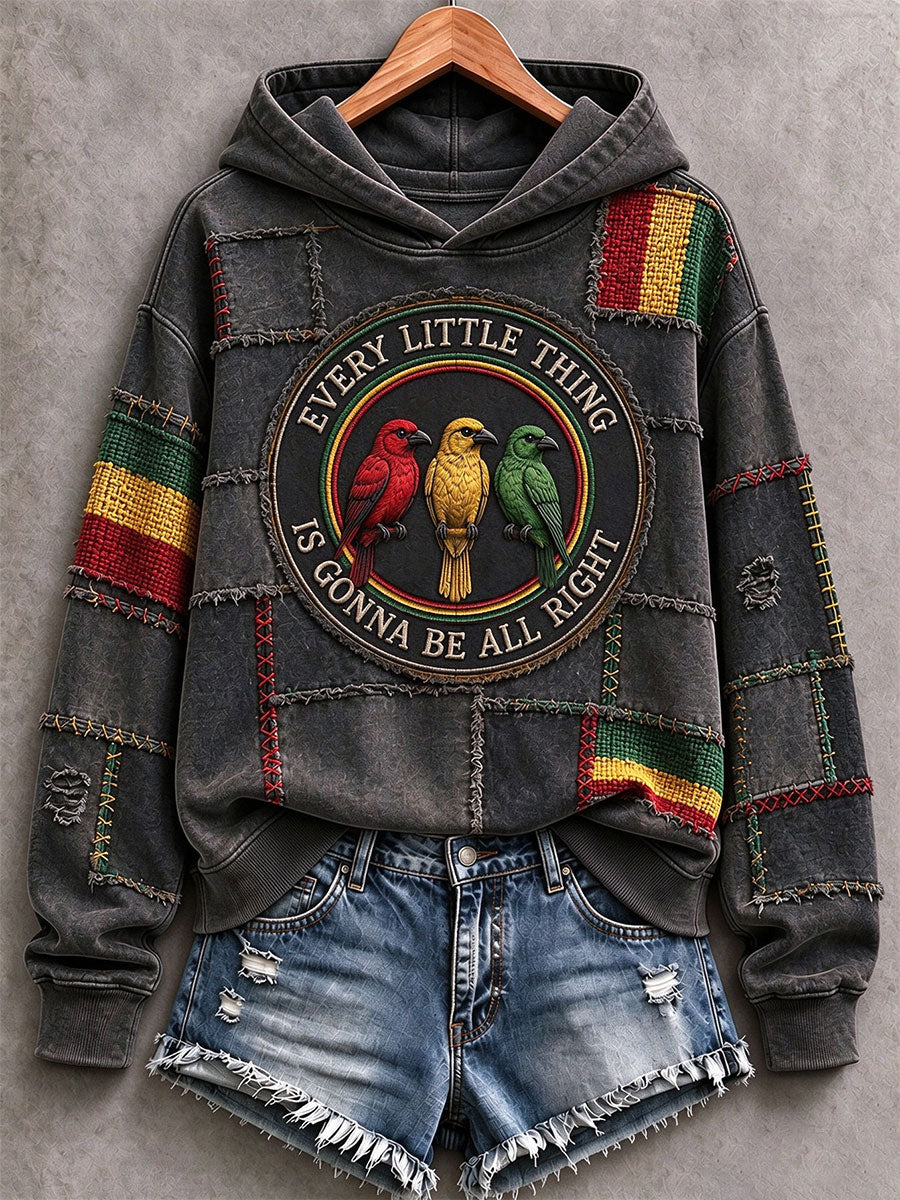 Women's Every Little Thing Is Gonna Be All Right  Hoodie