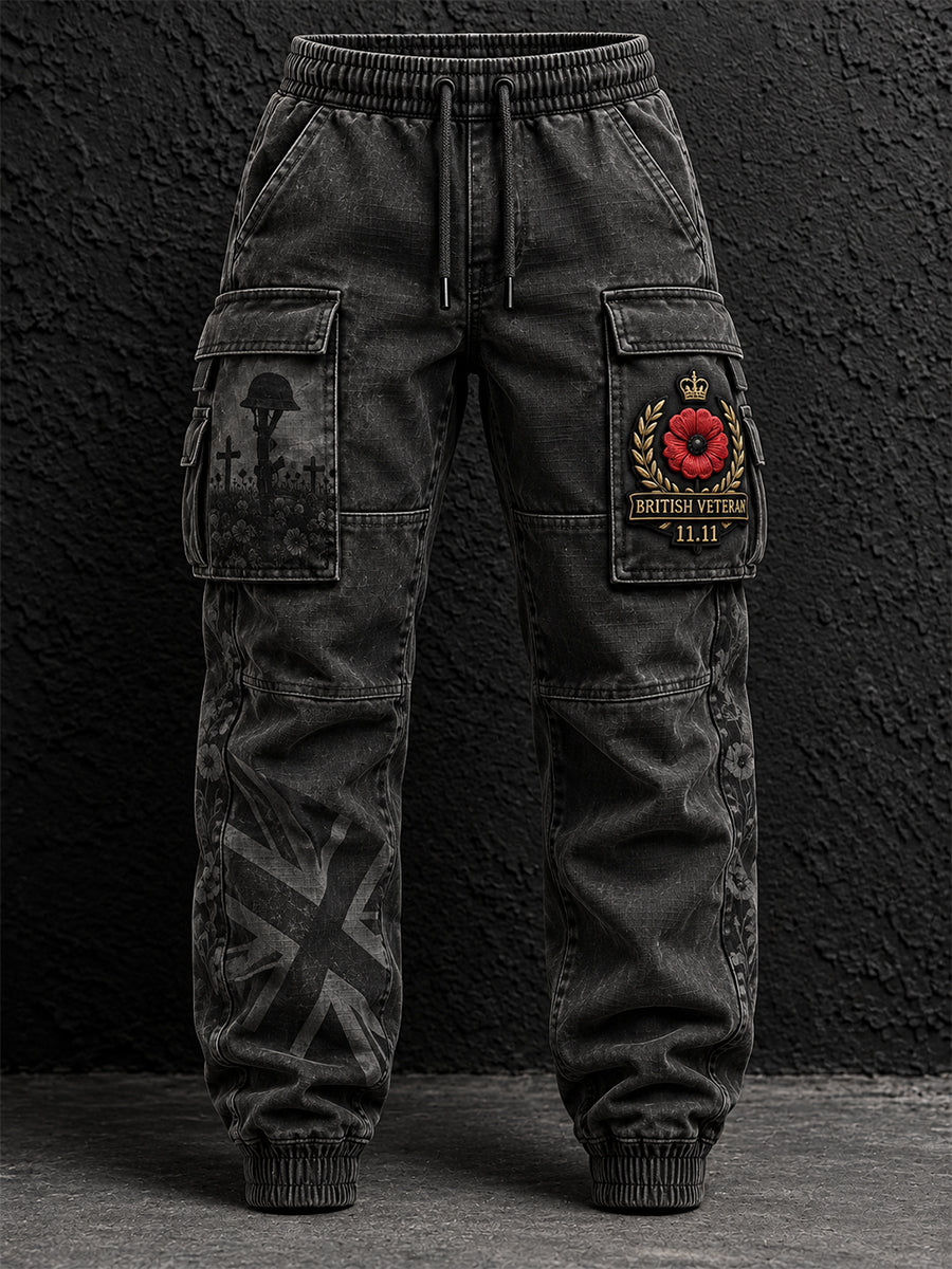 Men's Remembrance Day Lest We Forget Casual Sweatpants Trousers