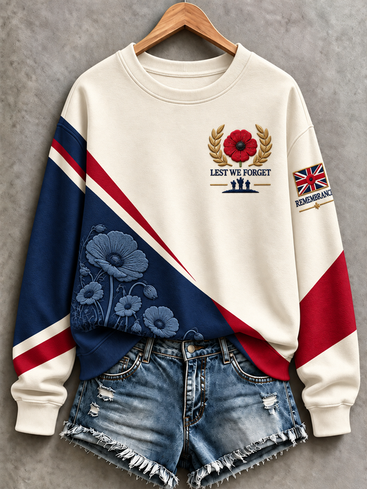 Women's Remembrance Day Regular Sweatshirt