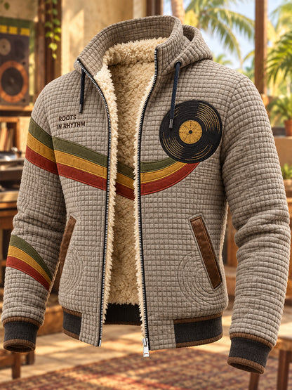 Men's Reggae Art Composite Fleece Jacket