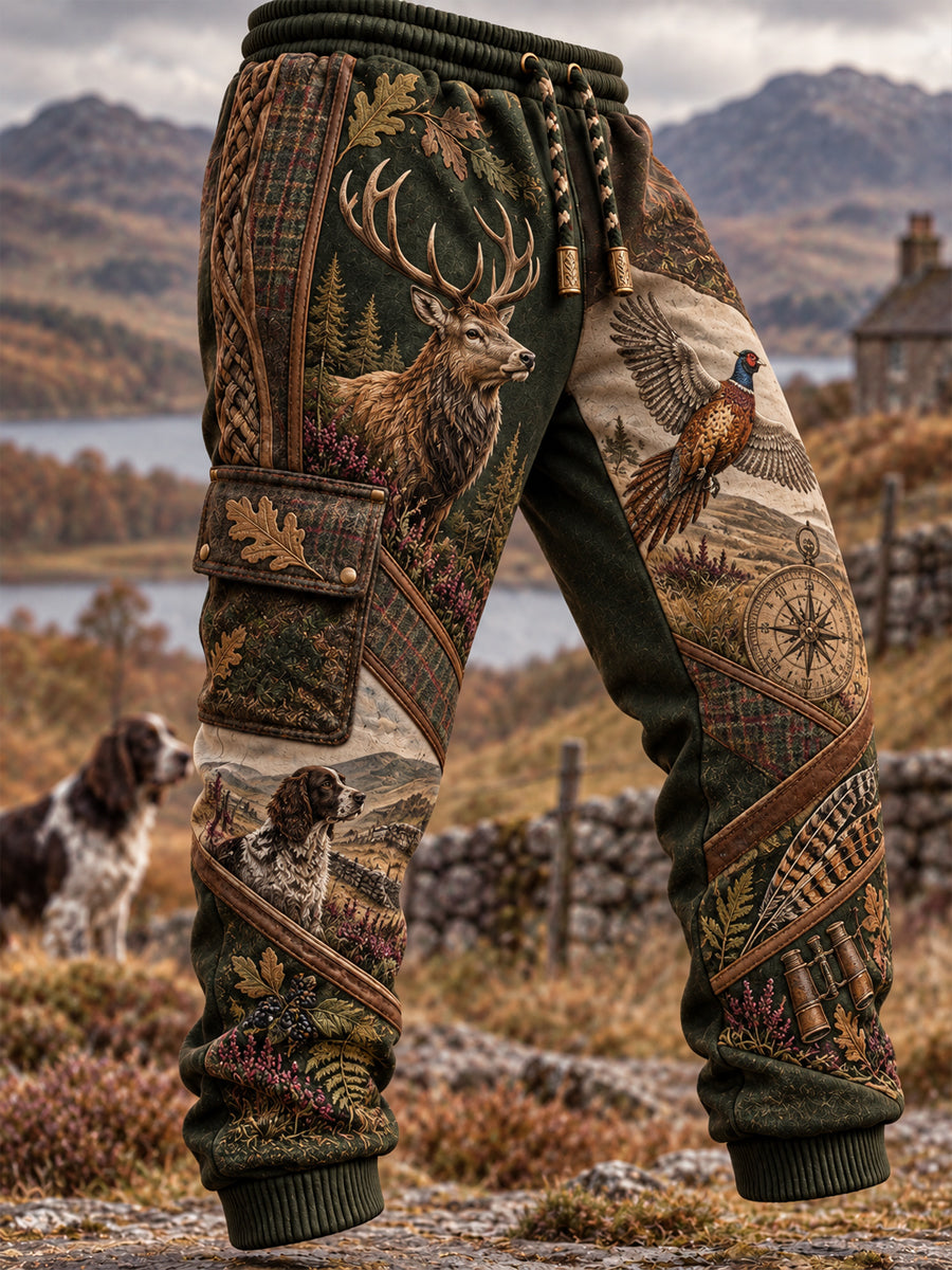 Men's Hunting Season Culture Casual Sweatpants Trousers