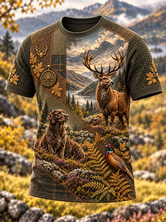 Men's Hunting Season Culture Short Sleeves T-Shirt