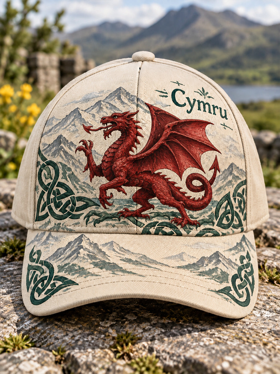 Unisex British Wales Baseball Cap