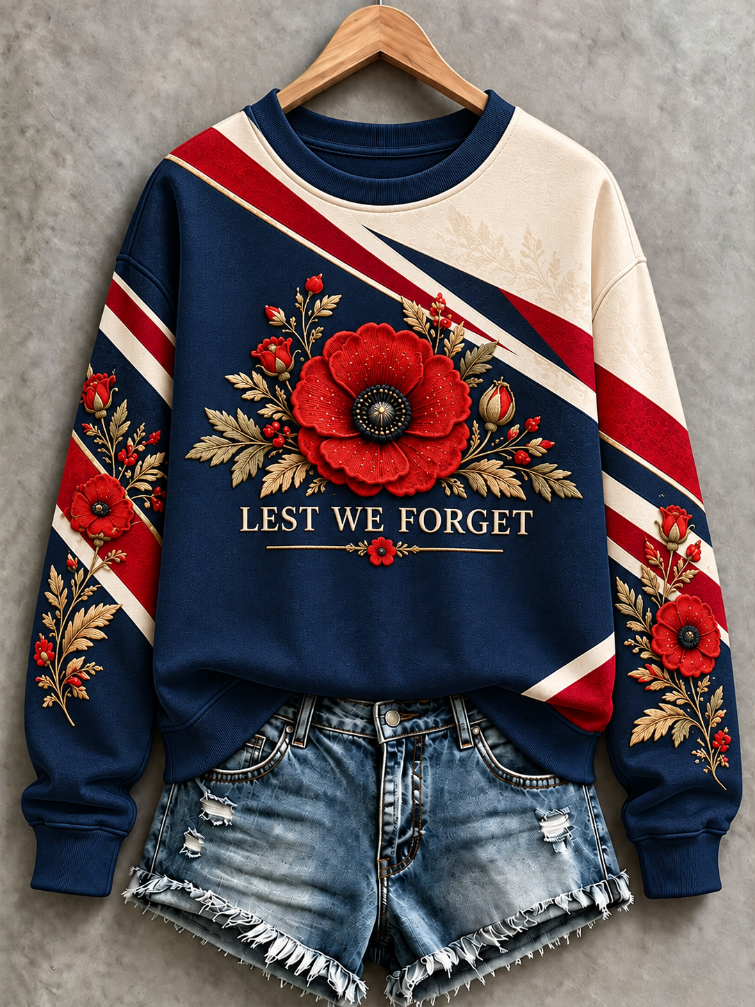Women's Remembrance Day Regular Sweatshirt