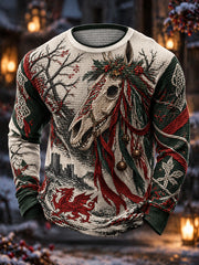 Men's Welsh Dragon Waffle Top