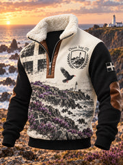 Men's UK Cornwall Fleece-Lined Stand Collar Sweatshirt