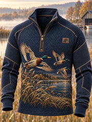 Men's British Hunting Season zip-up hoodie