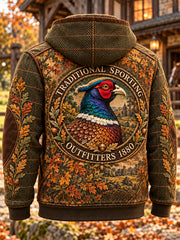 Men's British Hunting Season Zip-Up Hoodie