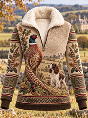 Women's Hunting Season Culture Fur Collar Top